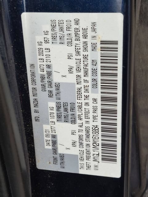 Used 2021 MAZDA MAZDA6 Touring FWD image 28
