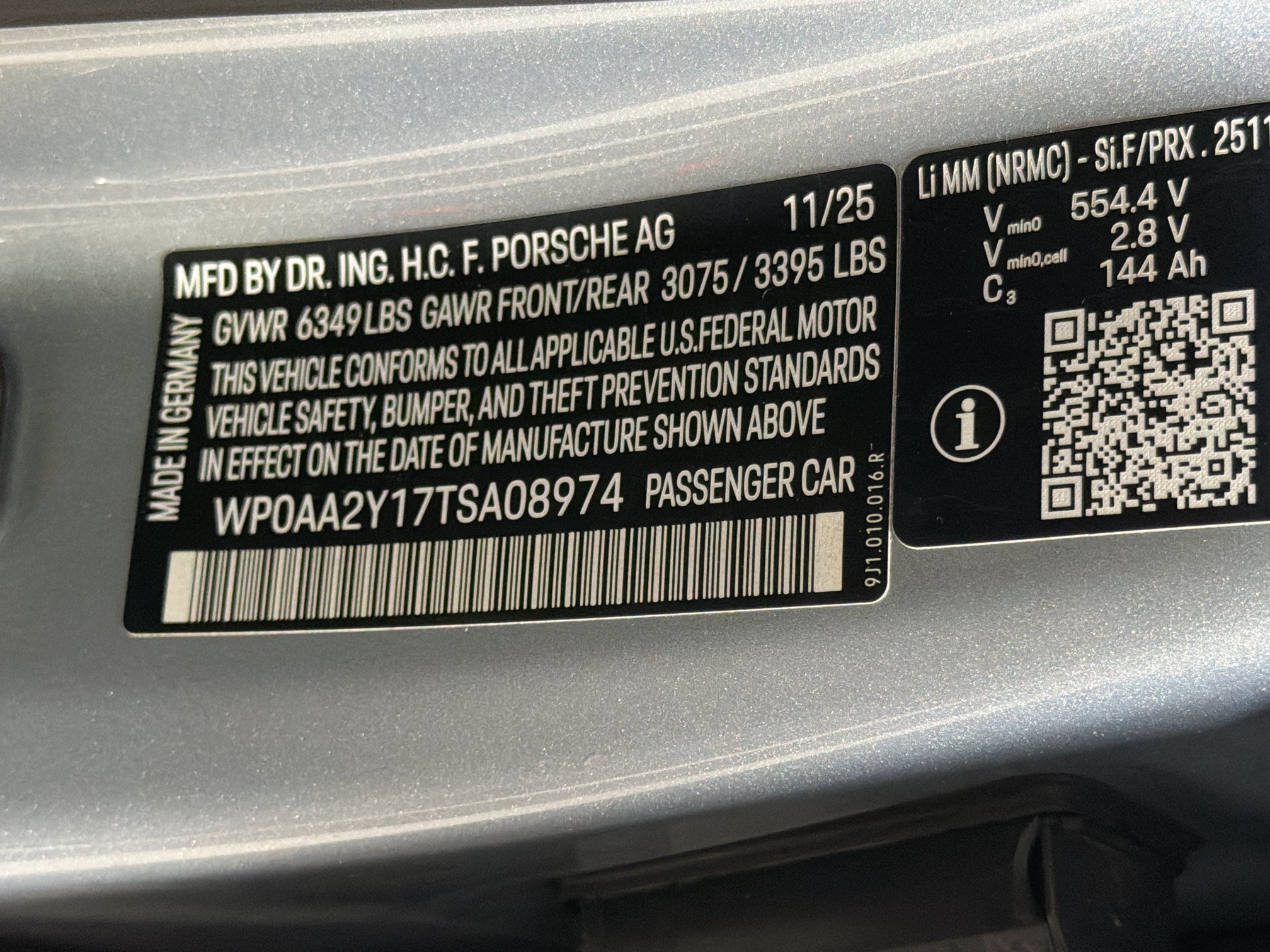 Certified 2026 Porsche Taycan AWD/4WD image 43