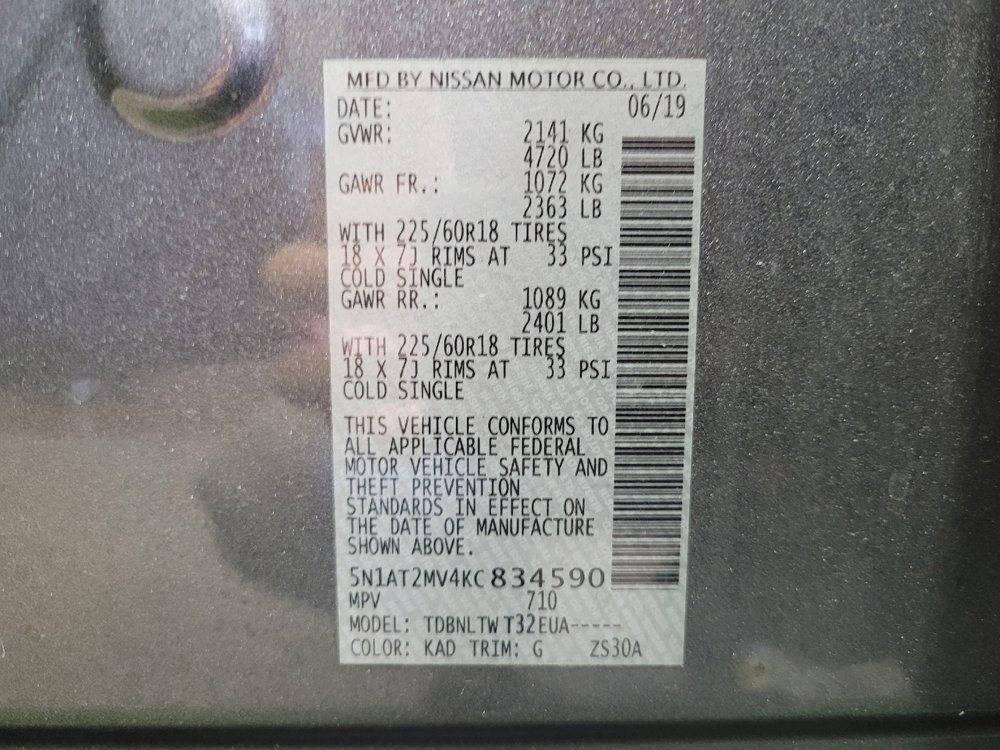 Used 2019 Nissan Rogue SV w/ Premium Package AWD/4WD image 33