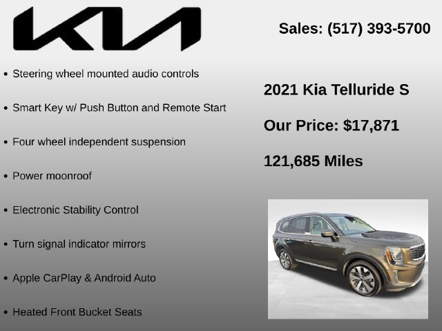 Used 2021 Kia Telluride S AWD/4WD image 5