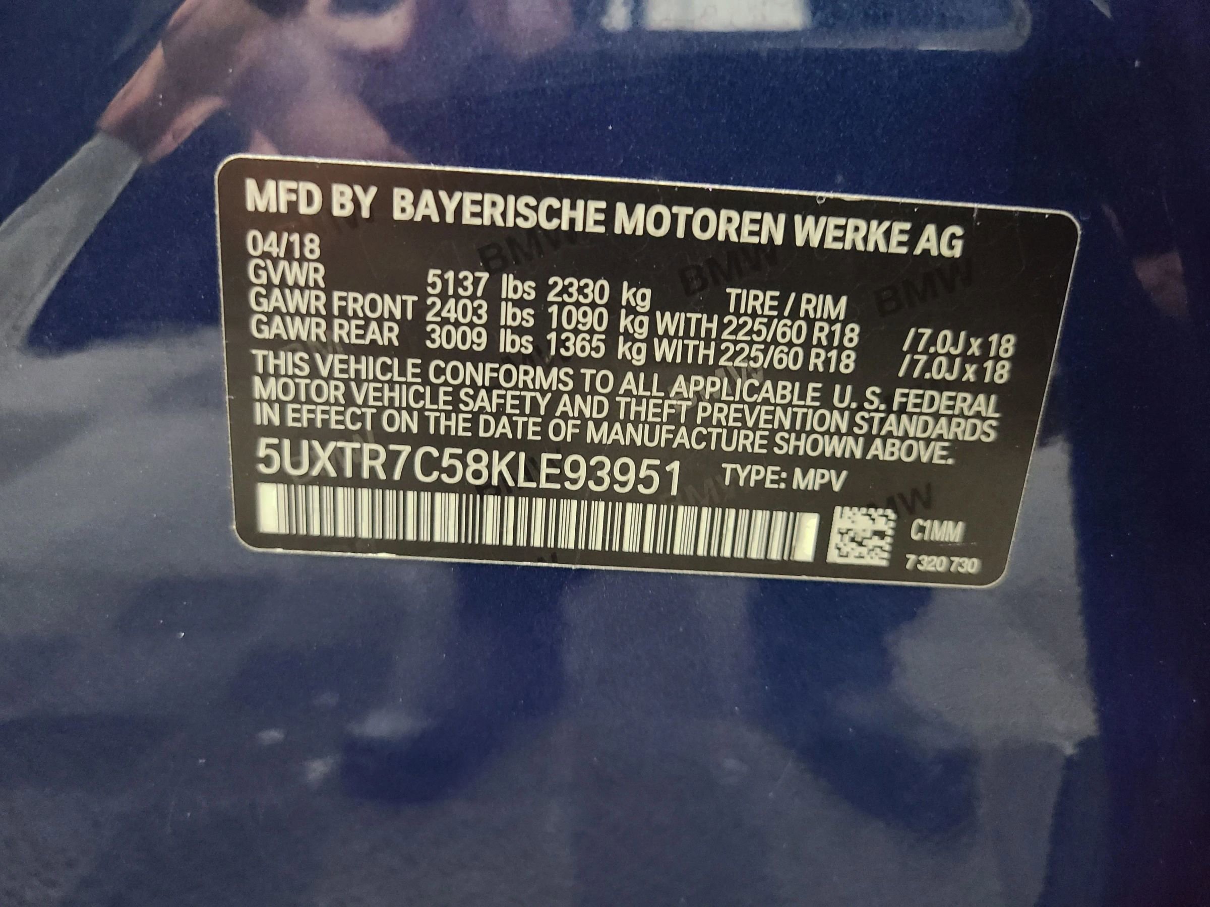 Used 2019 BMW X3 sDrive30i image 3