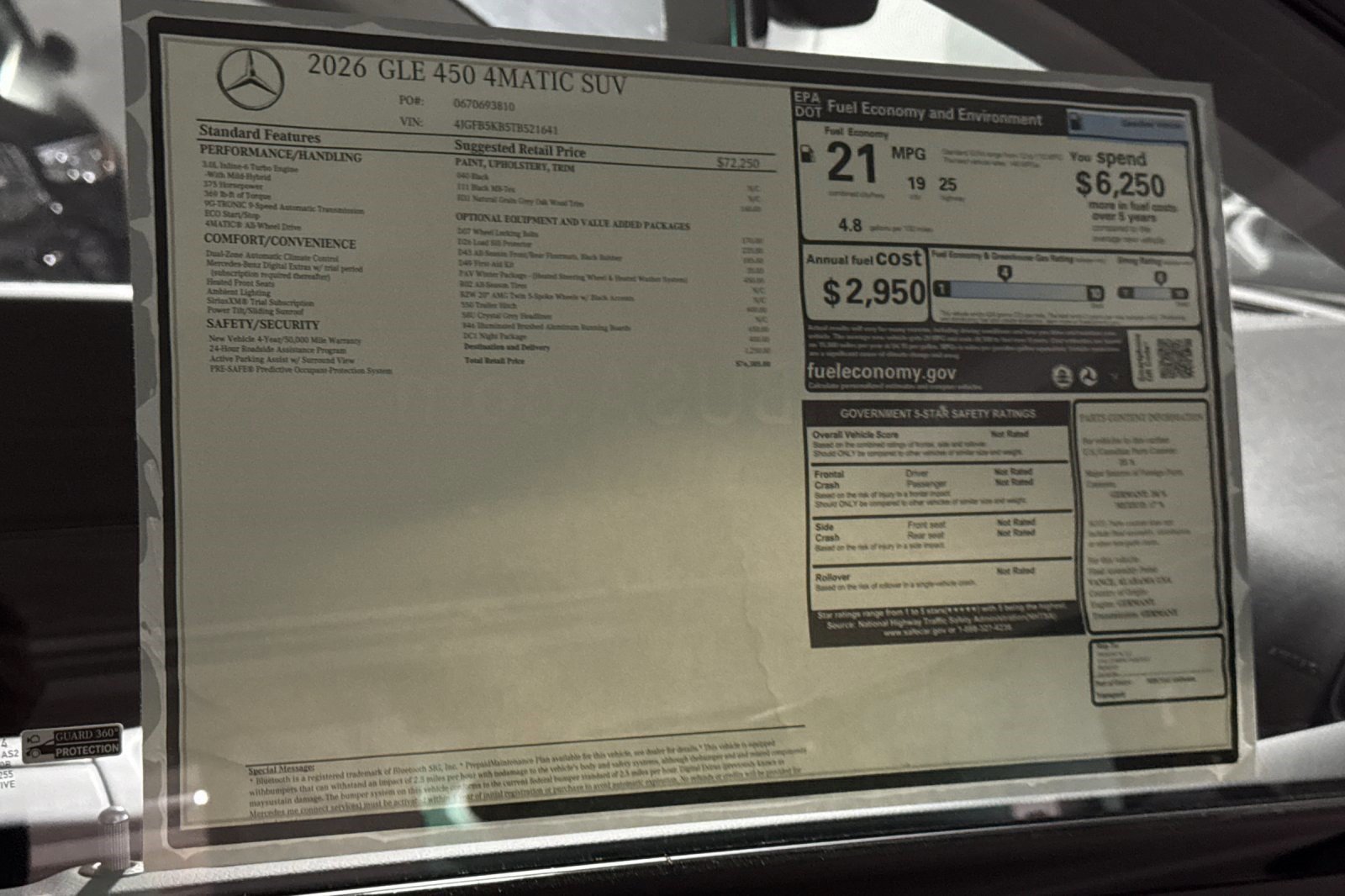 New 2026 Mercedes-Benz GLE 450 4MATIC image 30