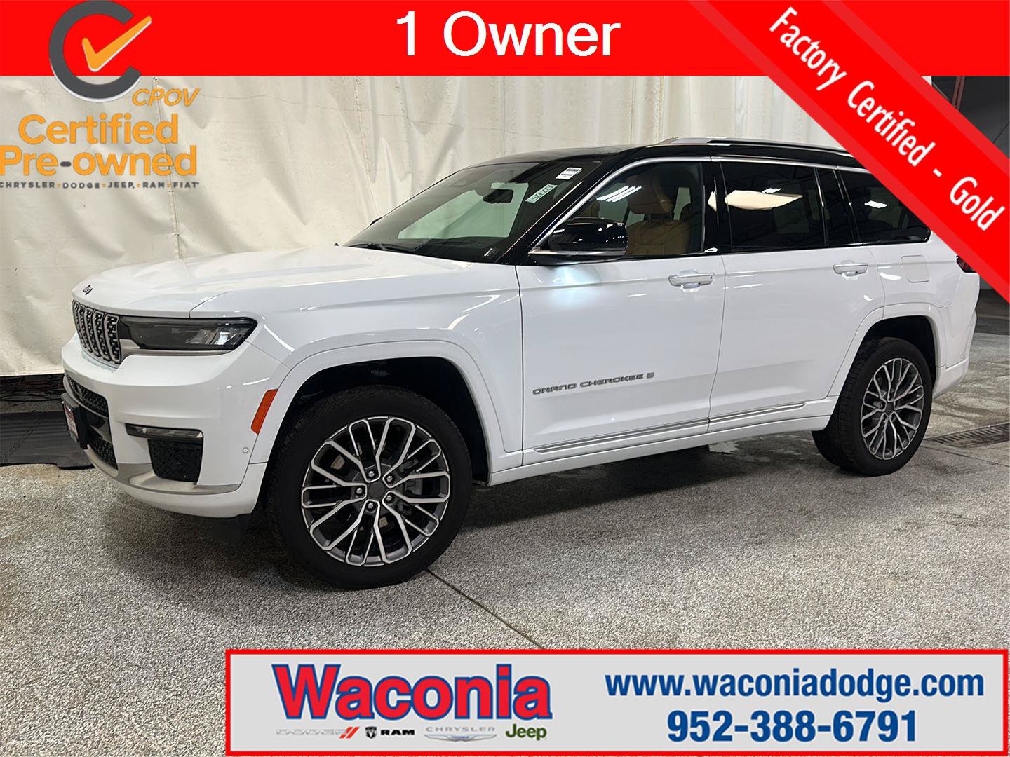 Certified 2023 Jeep Grand Cherokee L Summit AWD/4WD image 1