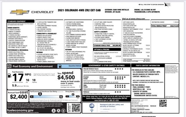 Used 2021 Chevrolet Colorado ZR2 w/ ZR2 Dusk Special Edition image 13