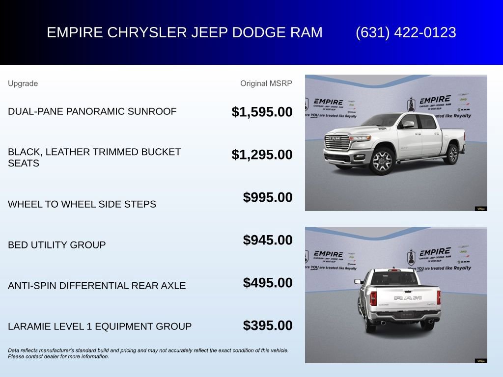 Used 2025 RAM 1500 Laramie w/ Bed Utility Group AWD/4WD image 6