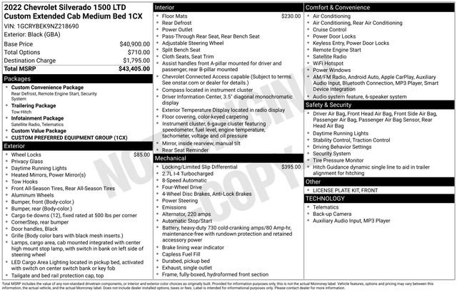 Certified 2022 Chevrolet Silverado 1500 Custom image 31