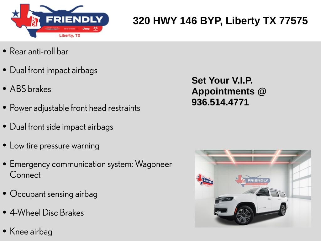 Used 2024 Jeep Wagoneer Series II w/ Flexible Seating Group image 15