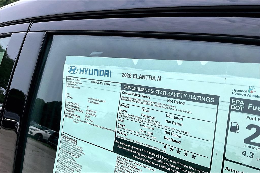New 2026 Hyundai Elantra N FWD image 14