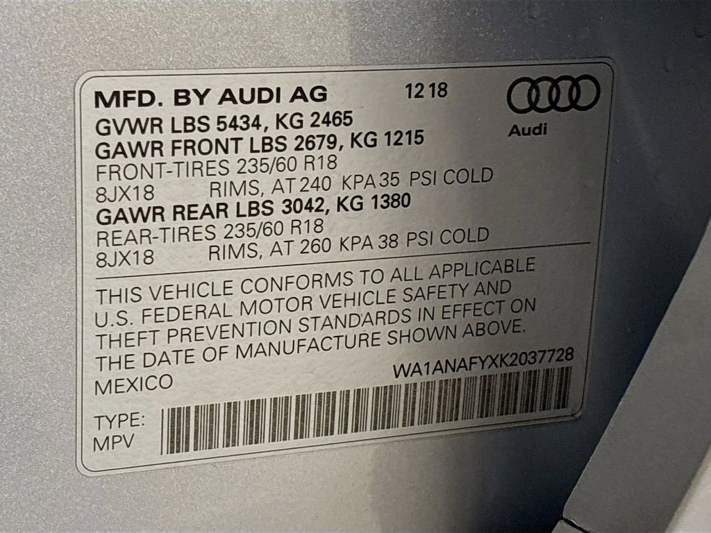 Used 2019 Audi Q5 Premium Plus AWD/4WD image 24