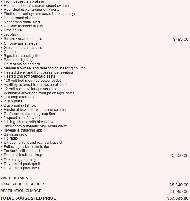 Used 2019 GMC Sierra 1500 Denali w/ Denali Ultimate Package image 9