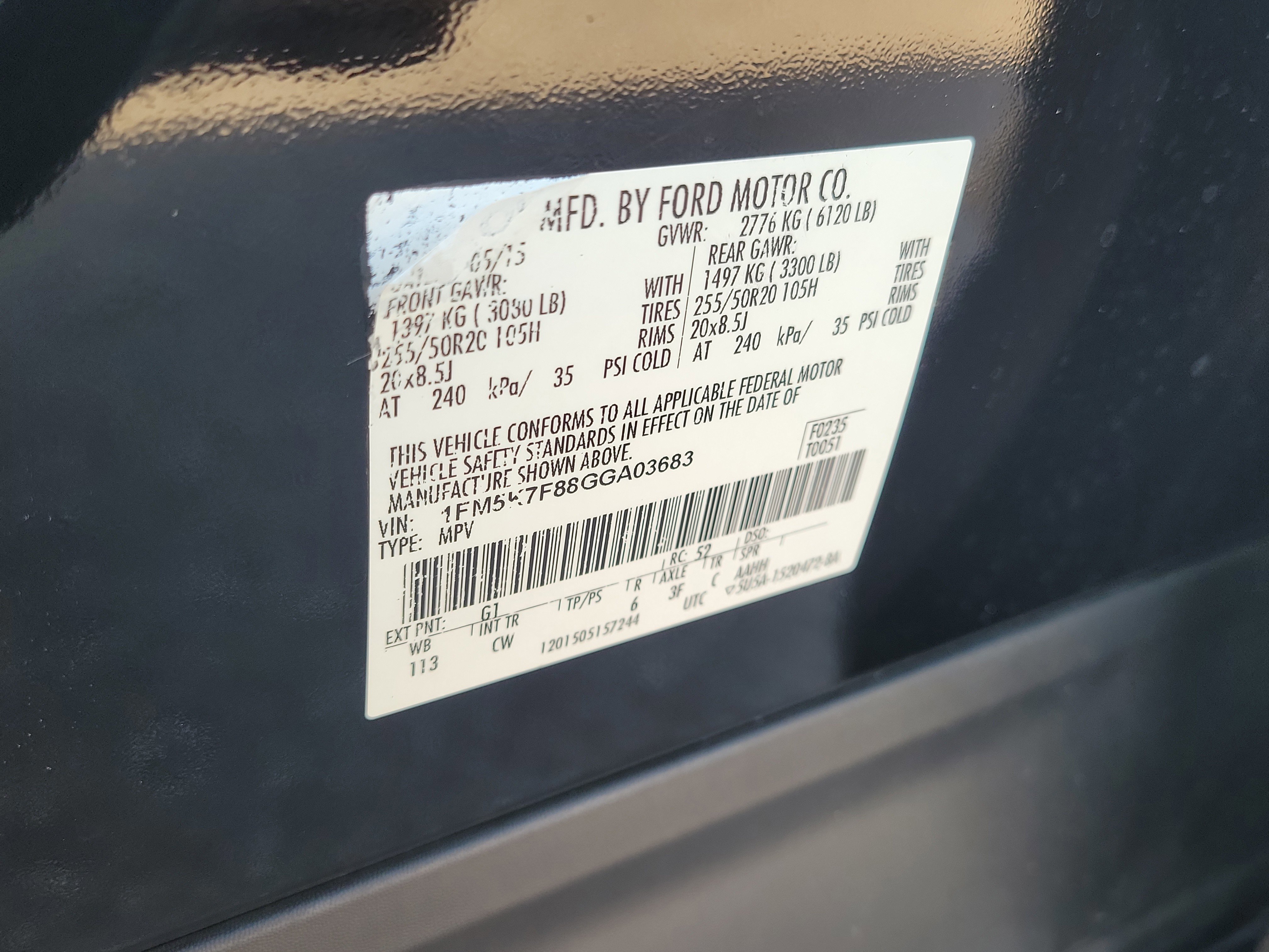 Used 2016 Ford Explorer Limited w/ Equipment Group 301A image 36