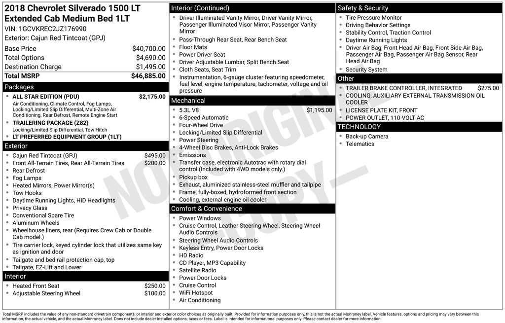 Used 2018 Chevrolet Silverado 1500 LT w/ All Star Edition image 7