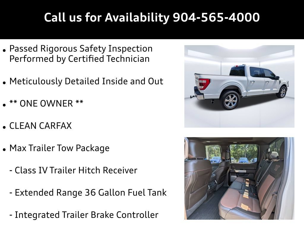 Used 2022 Ford F150 King Ranch w/ Equipment Group 601A High AWD/4WD image 9