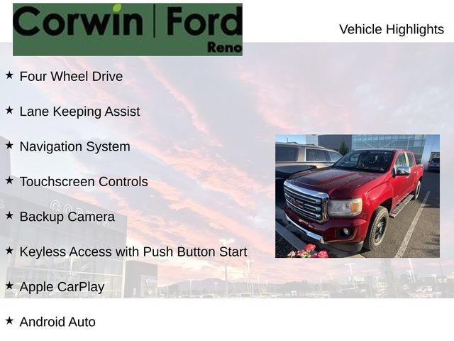 Used 2018 GMC Canyon SLT w/ Driver Alert Package AWD/4WD image 8