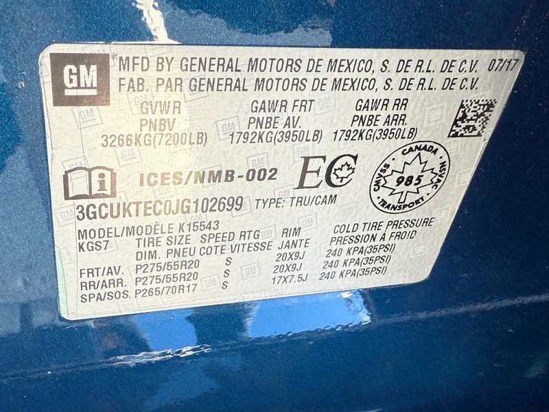 Used 2018 Chevrolet Silverado 1500 High Country image 25