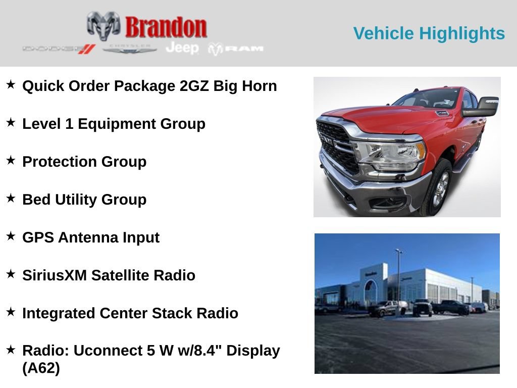 Used 2024 RAM 2500 Big Horn w/ Bed Utility Group AWD/4WD image 5