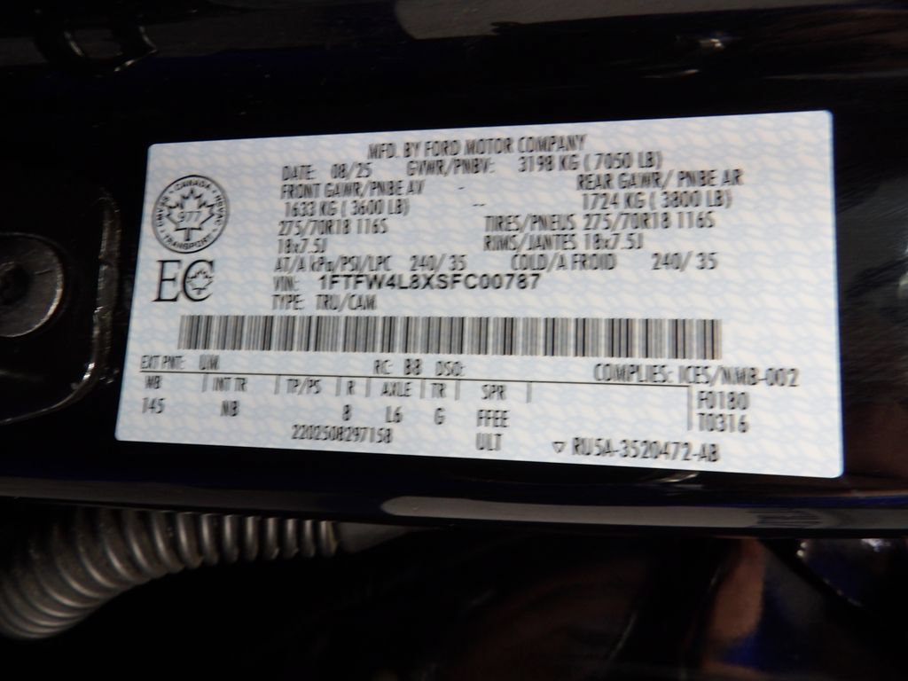 Used 2025 Ford F150 Tremor w/ Equipment Group 402A High AWD/4WD image 68