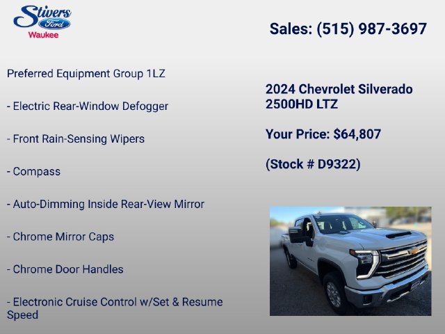Used 2024 Chevrolet Silverado 2500 LTZ AWD/4WD image 13