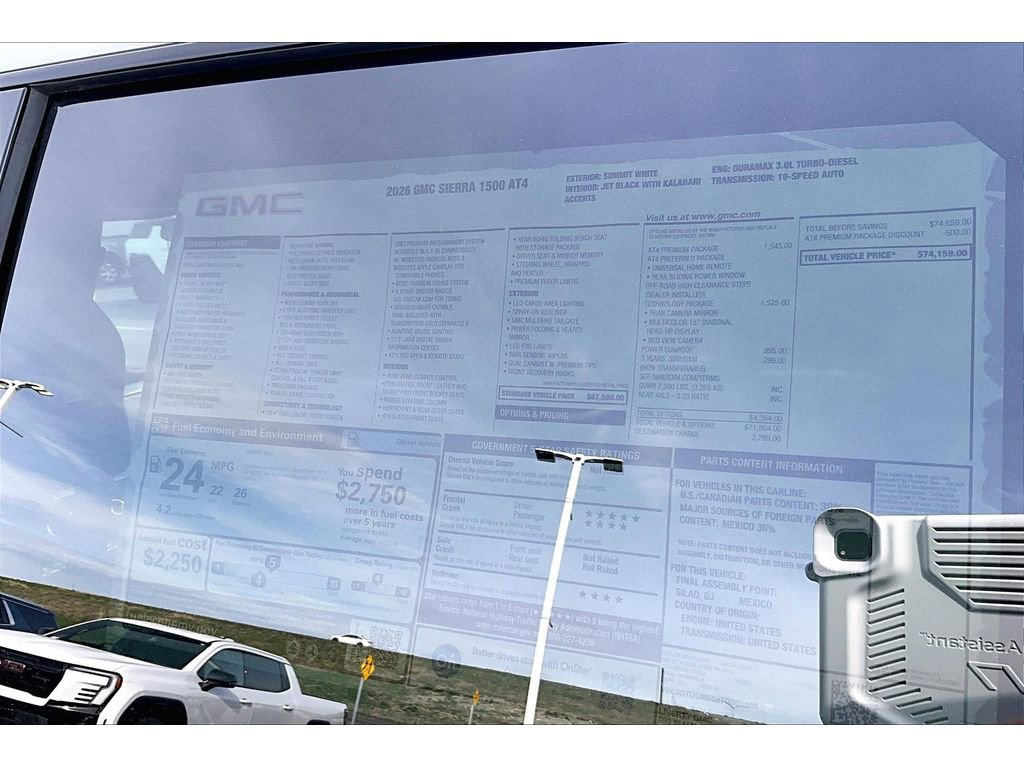 New 2026 GMC Sierra 1500 AT4 w/ AT4 Premium Package image 13