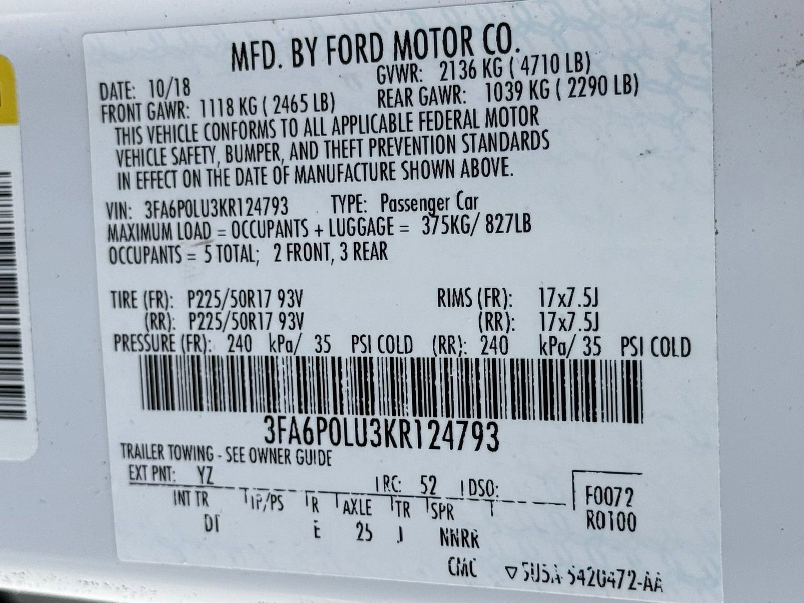 Used 2019 Ford Fusion SE FWD image 38