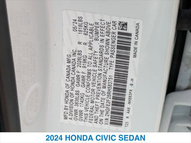 Certified 2024 Honda Civic LX image 26
