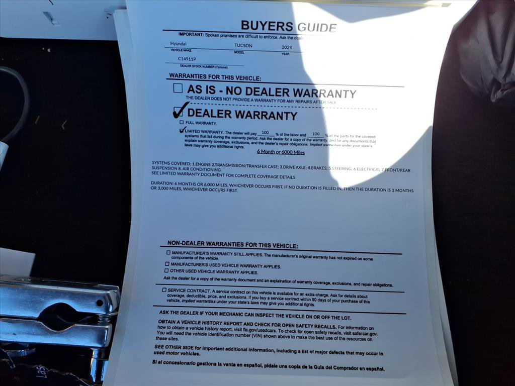 Used 2024 Hyundai Tucson SEL image 35