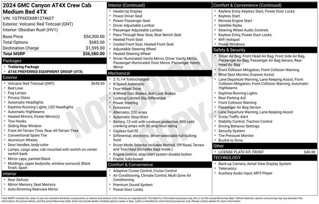Certified 2024 GMC Canyon AT4X image 3