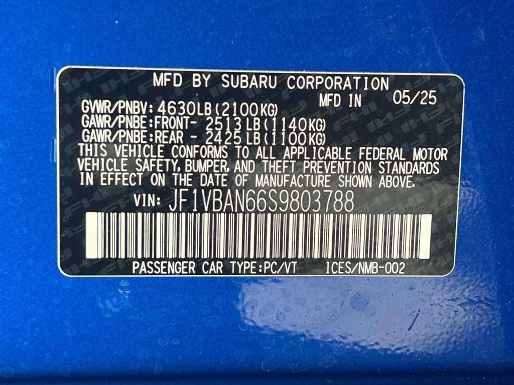 New 2025 Subaru WRX Limited image 11