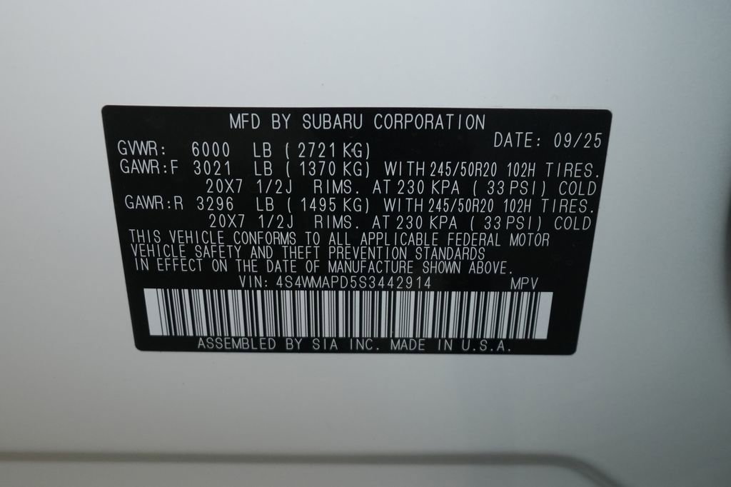 New 2025 Subaru Ascent Limited image 45