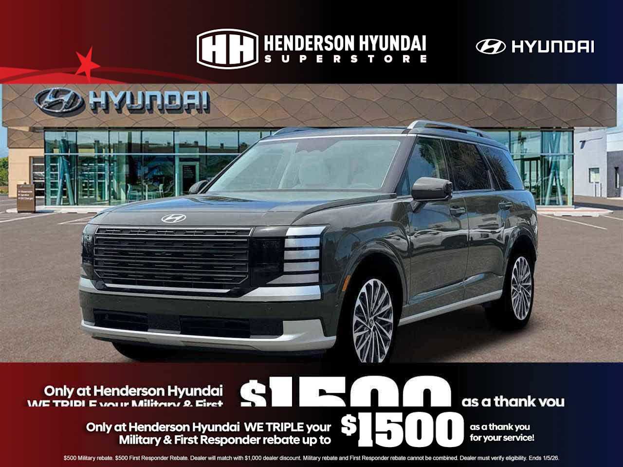 New 2026 Hyundai Palisade Calligraphy