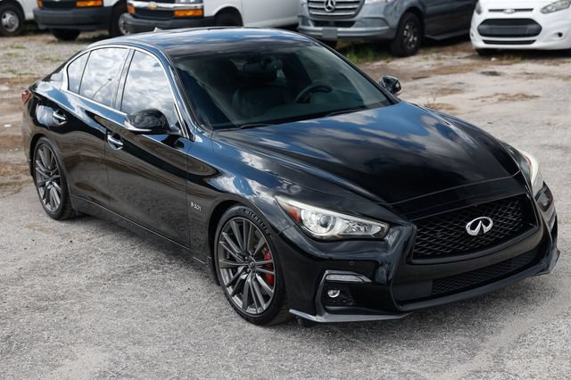 Used 2018 INFINITI Q50 Red Sport 400 w/ Sensory Package (Sport) RWD image 18