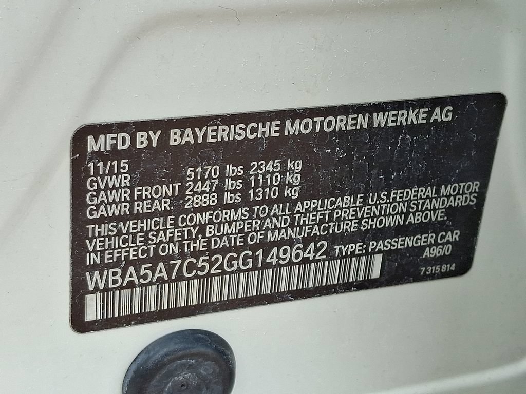 Used 2016 BMW 528i xDrive Sedan AWD/4WD image 27