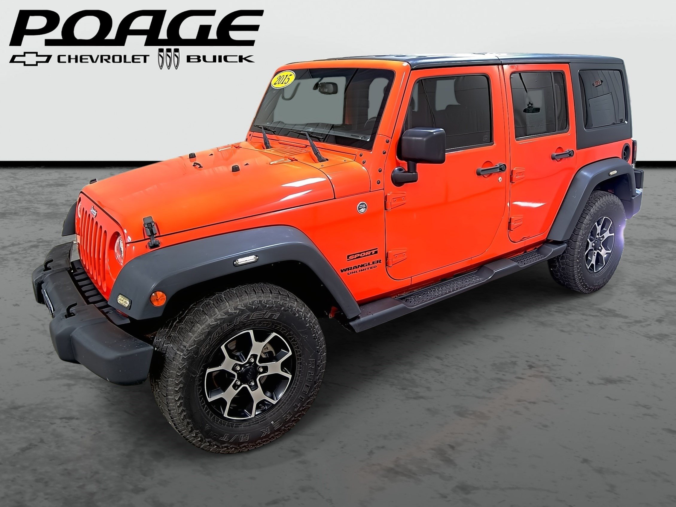 Used 2015 Jeep Wrangler Unlimited Sport w/ Quick Order Package 24S AWD/4WD image 1