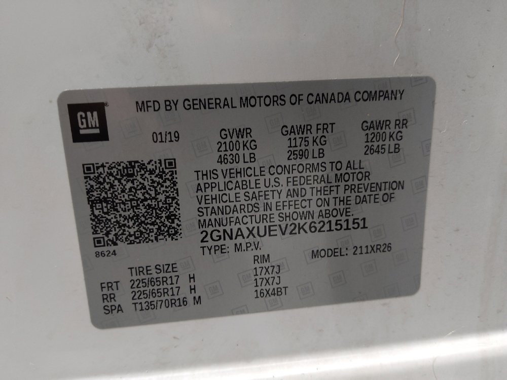 Used 2019 Chevrolet Equinox LT image 33