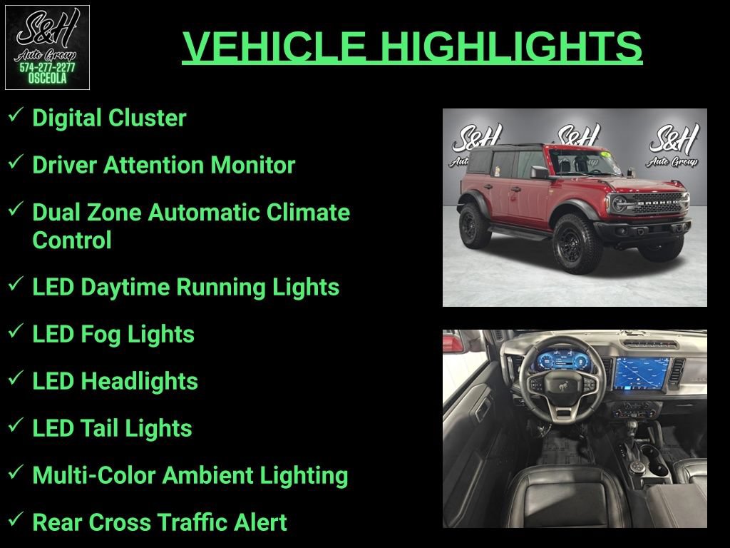 Used 2026 Ford Bronco Badlands w/ Sasquatch Package AWD/4WD image 3