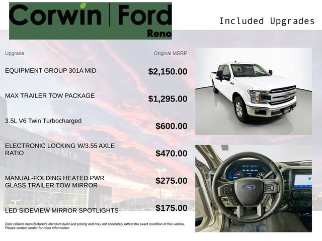 Used 2019 Ford F150 XLT w/ Equipment Group 301A Mid AWD/4WD image 3