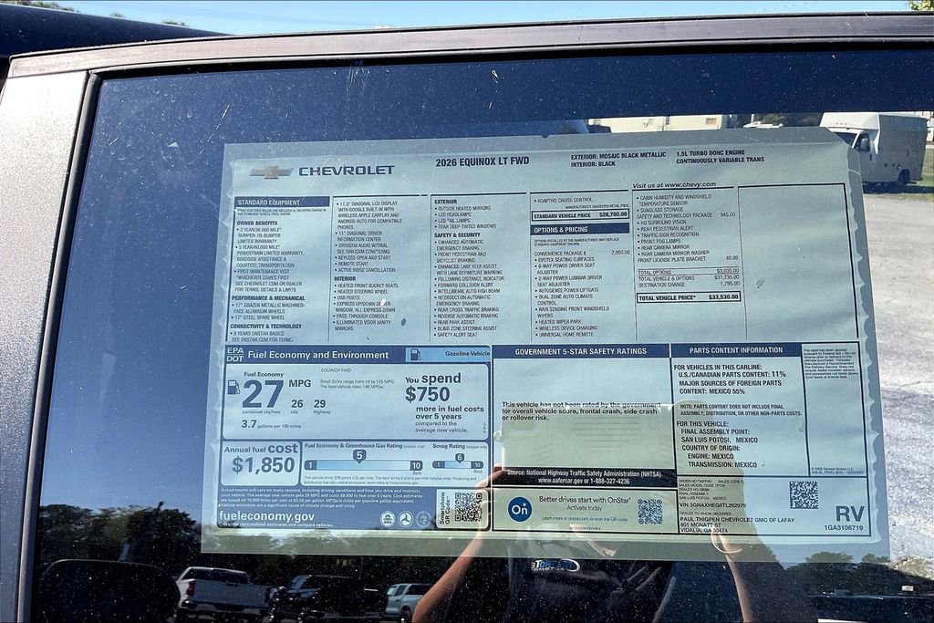 New 2026 Chevrolet Equinox LT w/ Convenience Package II image 14