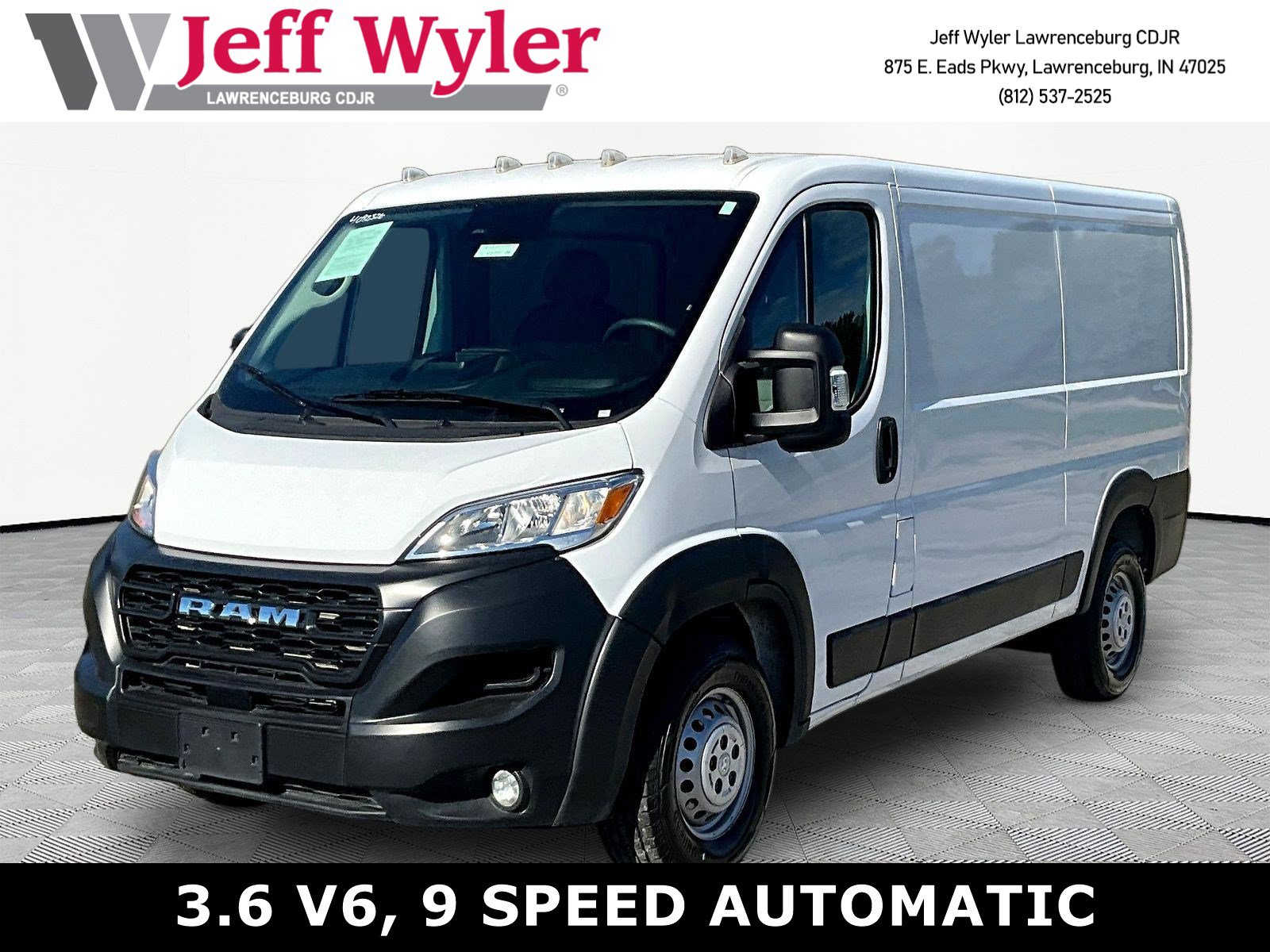 Used 2025 RAM ProMaster 2500 w/ Convenience Group FWD image 1
