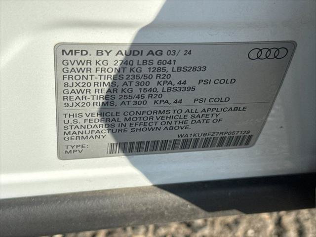 Certified 2024 Audi Q4 e-tron Premium w/ Convenience Package AWD/4WD image 38