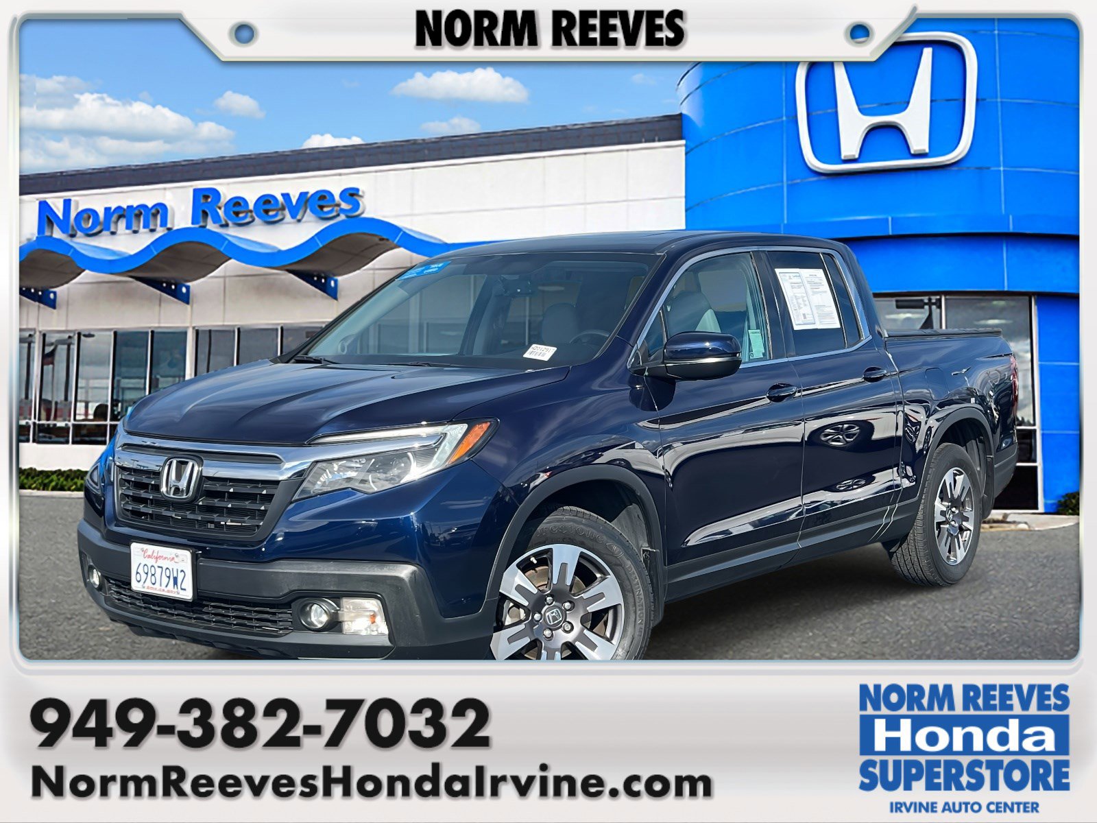 Certified 2019 Honda Ridgeline RTL-T