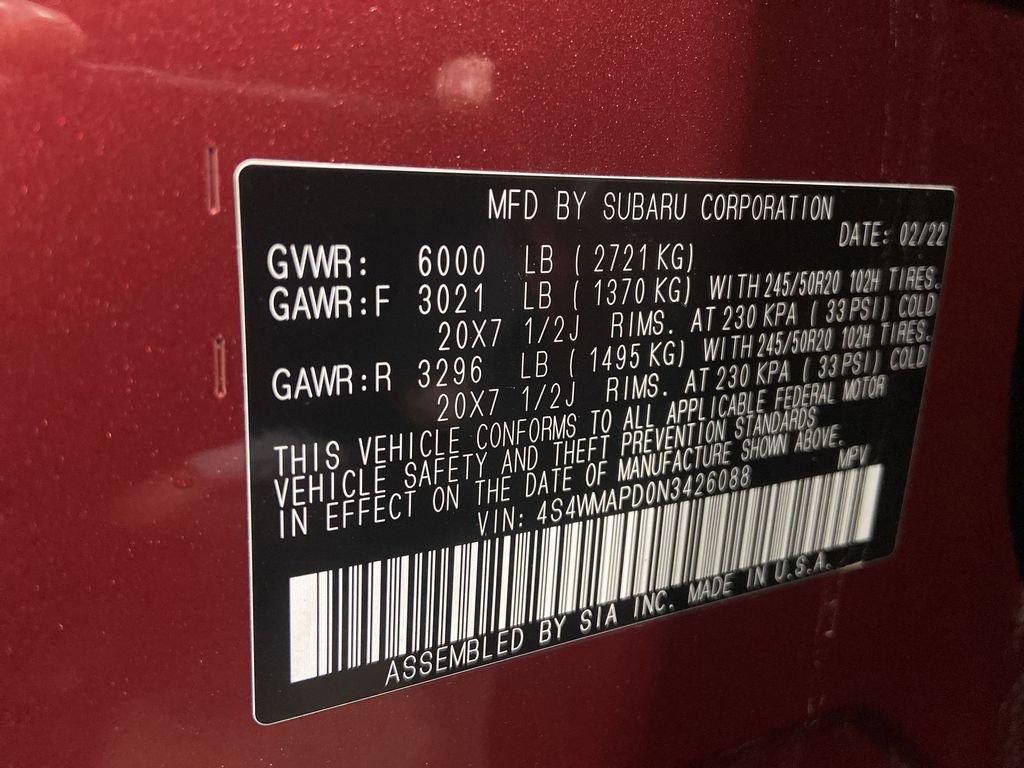 Used 2022 Subaru Ascent Limited w/ Technology Package image 35