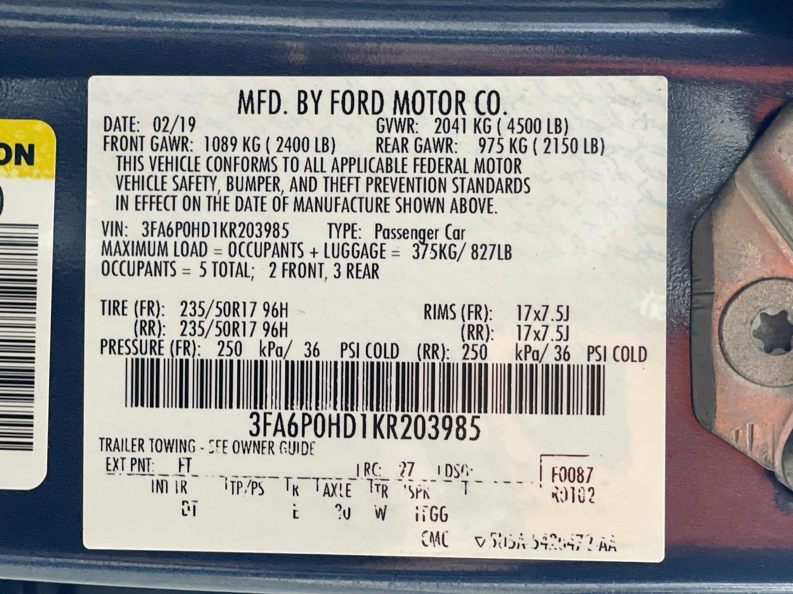 Used 2019 Ford Fusion SE FWD image 32