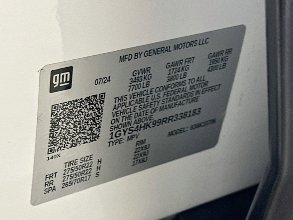 Certified 2024 Cadillac Escalade V w/ LPO, ONYX Package AWD/4WD image 47