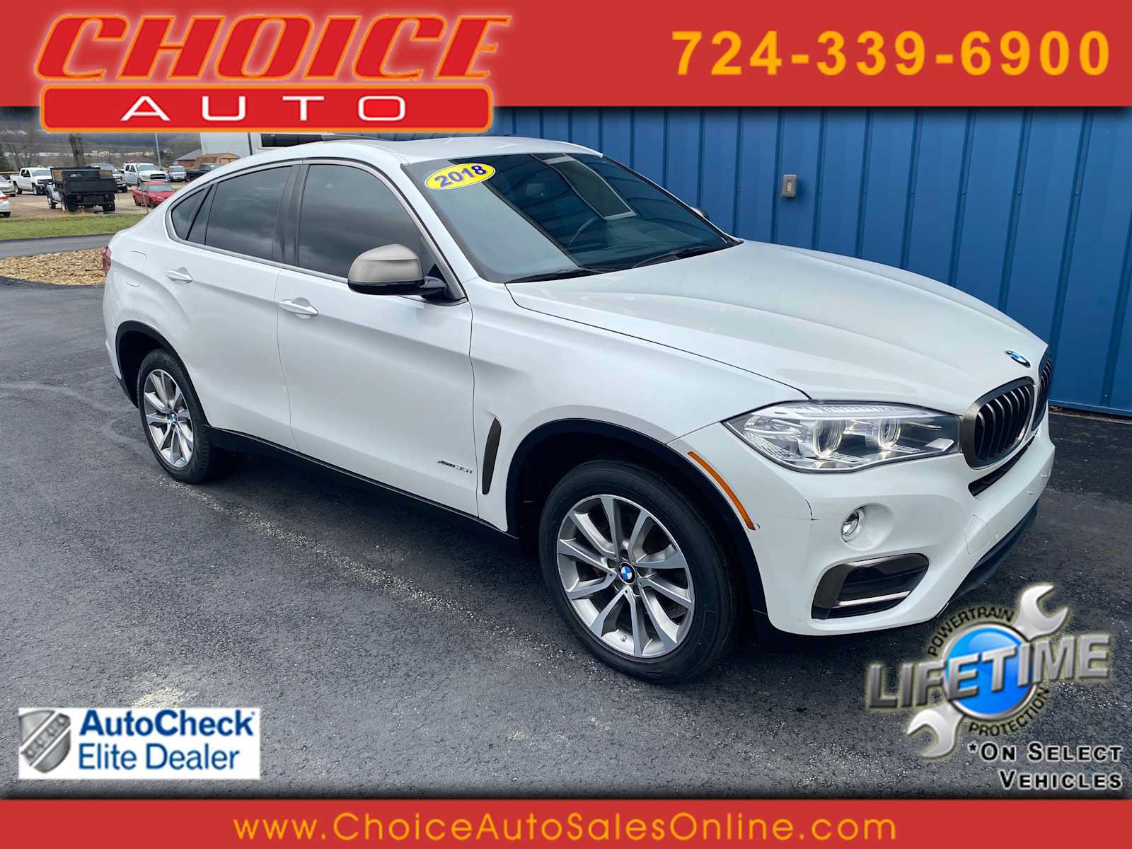Used 2018 BMW X6 xDrive35i AWD/4WD image 1