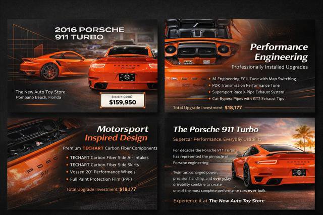 Used 2016 Porsche 911 Turbo S AWD/4WD image 2