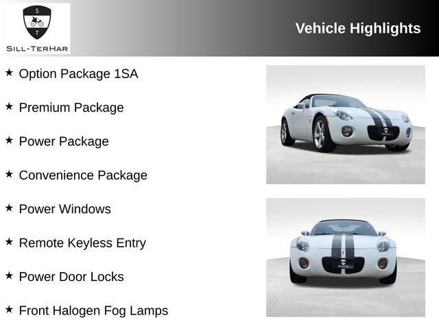 Used 2006 Pontiac Solstice Convertible w/ Premium Package RWD image 4