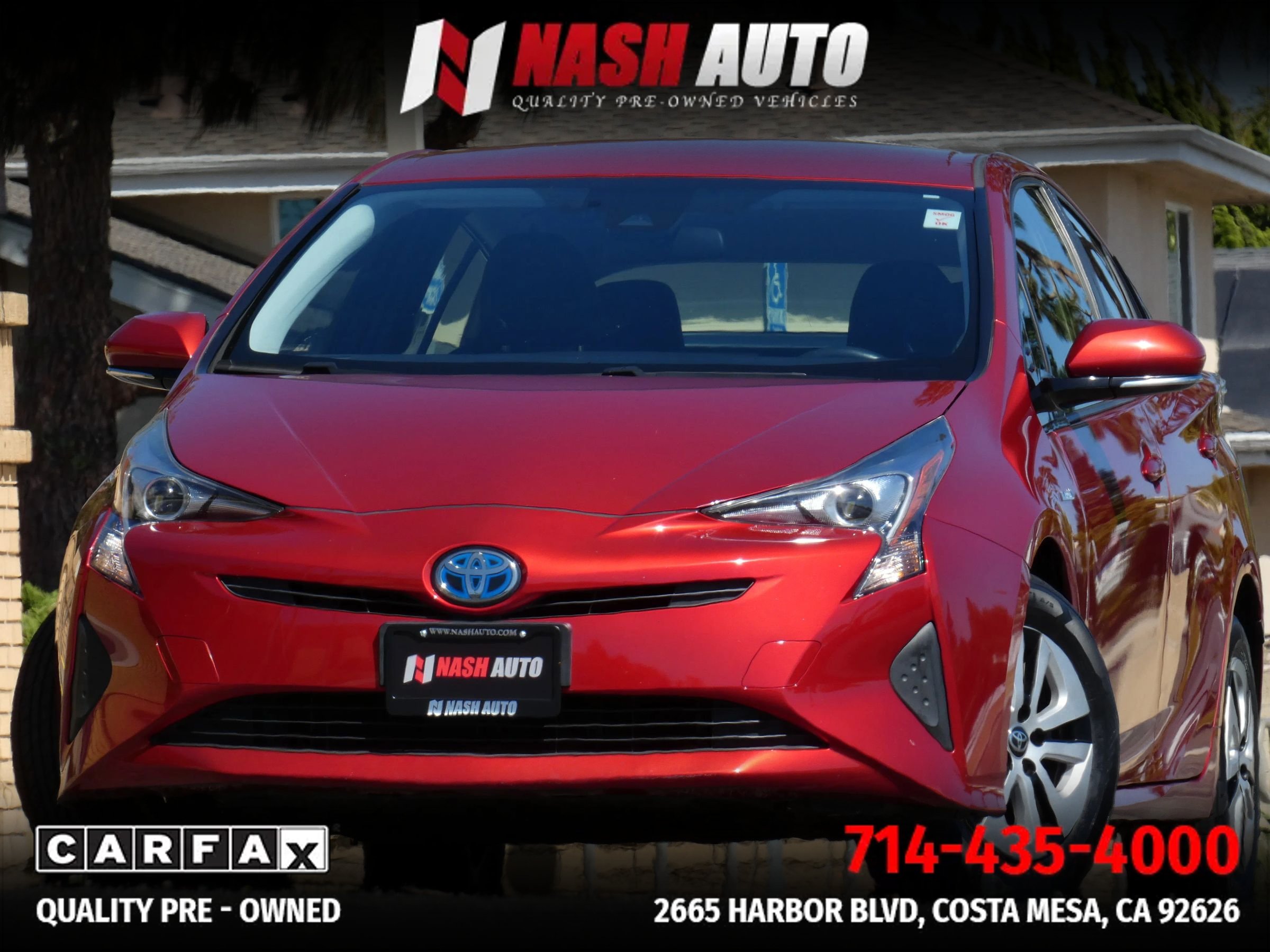 Used 2017 Toyota Prius Three w/ Carpet Mat Package FWD image 2