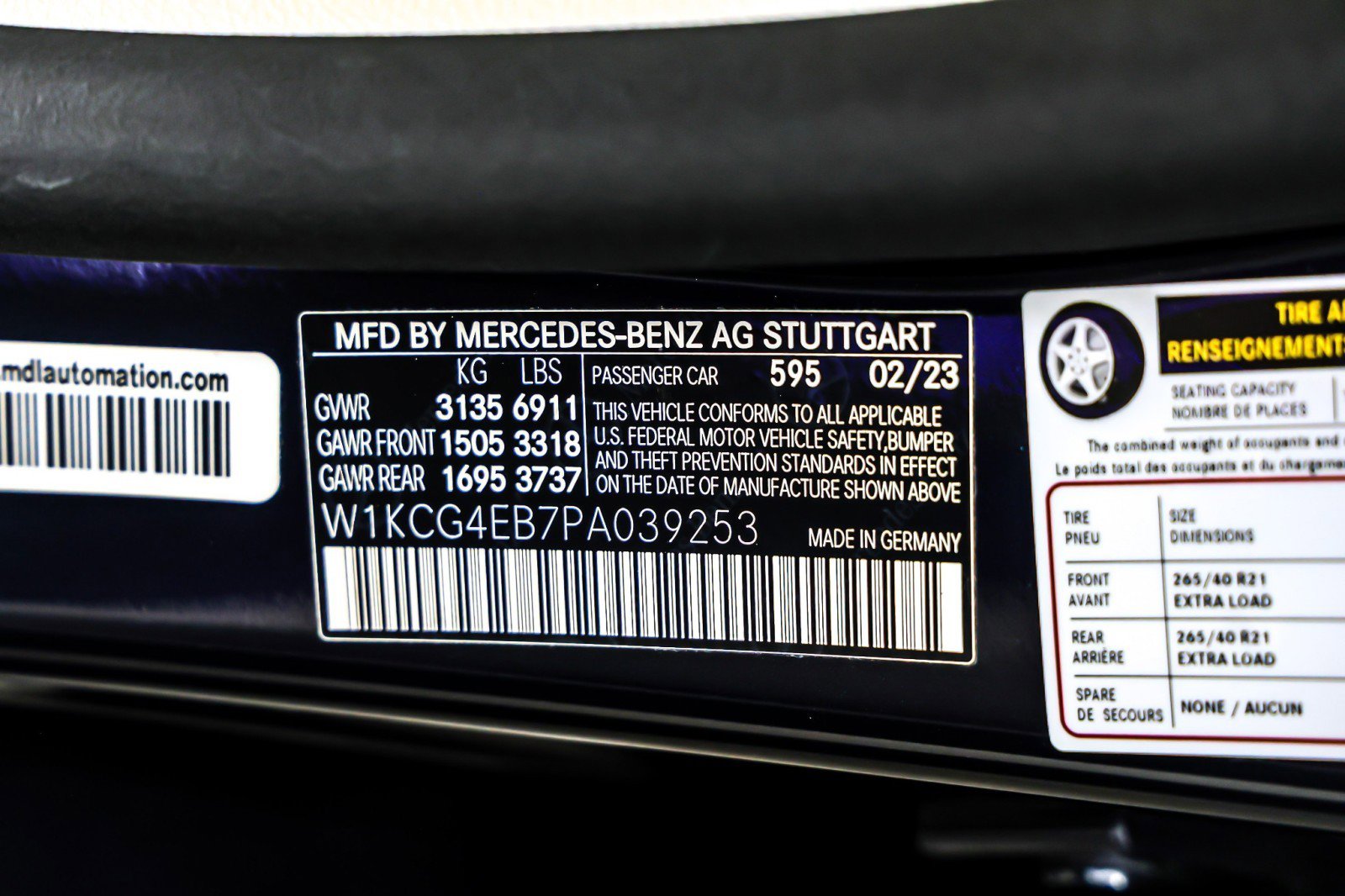 Used 2023 Mercedes-Benz EQS 580 4MATIC Sedan image 25