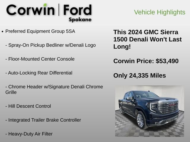 Used 2024 GMC Sierra 1500 Denali w/ Denali Reserve Package image 18