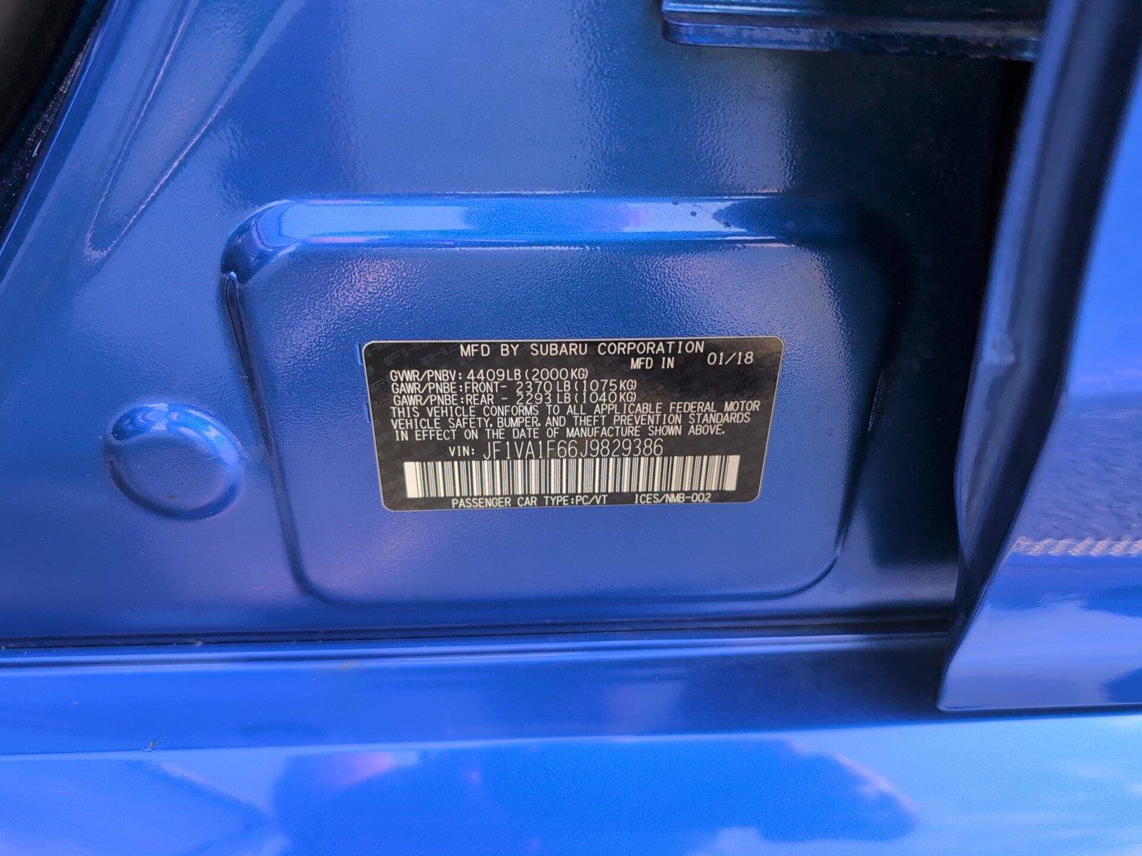 Used 2018 Subaru WRX Limited w/ Popular Package #3 AWD/4WD image 11